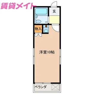 あこうハイツ【2階】の間取り