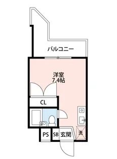 ソレイユマツド【4階】の間取り