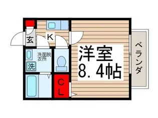 クレフラスト北小金A棟の間取り