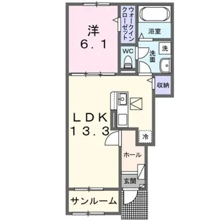 茨城県守谷市本町【アパート】の間取り