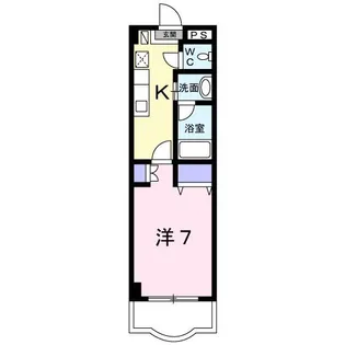 安武マンション城北【2階】の間取り