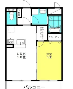 ラフェリアーナ・kisakiI【2階】の間取り