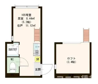 Lavish赤羽【1階】の間取り
