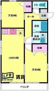 レトア多々良【2階】の間取り