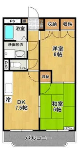 メゾンドアルファI【4階】の間取り