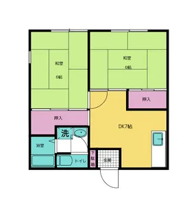 ベルメゾン【2階】の間取り