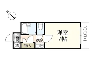 M’s lea Kougominami【3階】の間取り