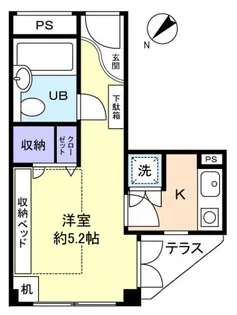 サリースマイル【1階】の間取り
