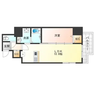 大阪府大阪市福島区吉野1【マンション】の間取り