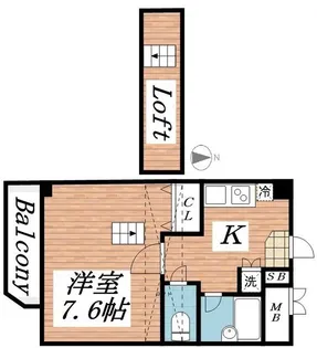 メゾン・ド・ヴィレ 須磨潮見坂【5階】の間取り
