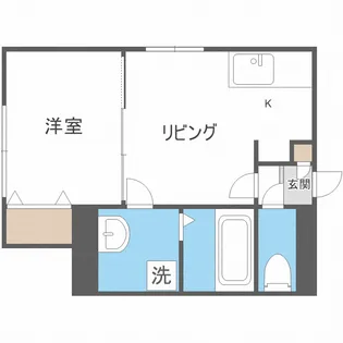 フォレスト二十四軒【2階】の間取り