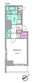 ALTERNA銀座【8階】の間取り