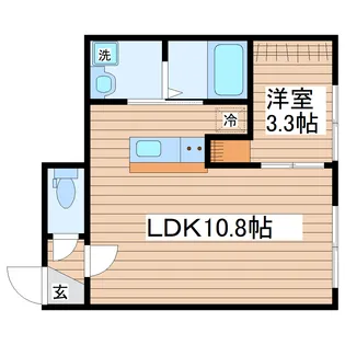 メゾン・ド・ラヴェール【1階】の間取り