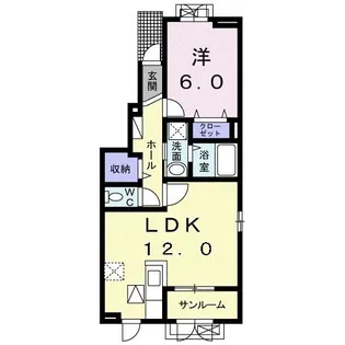 新潟県上越市東城町2【アパート】の間取り
