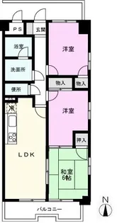 メゾン・ド・シノ【3階】の間取り