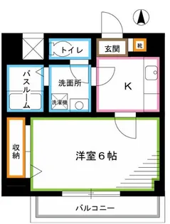 パレス ユーカリ【1階】の間取り