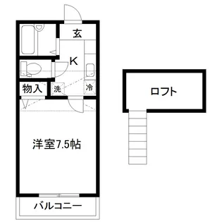 モンドムプレ【1階】の間取り