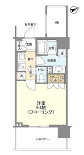ブランズタワー大船【6階】の間取り