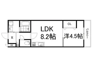サクシード伏見西町の間取り