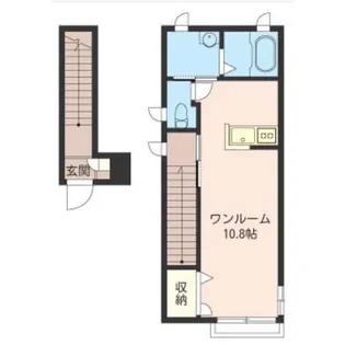 クロシェット【2階】の間取り