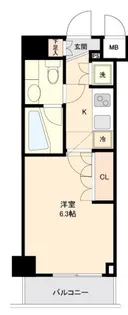 ヴォーガコルテ馬込アジールコート【2階】の間取り