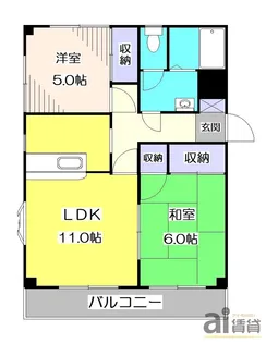 埼玉県所沢市弥生町【マンション】の間取り