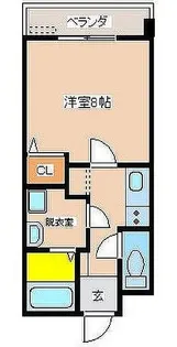 アネシス池田【1階】の間取り