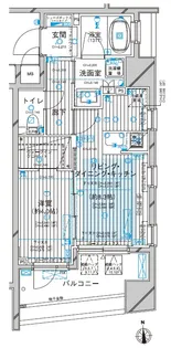 シティインデックス木場【4階】の間取り