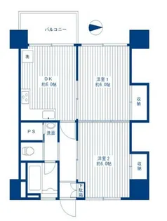 東京都新宿区下落合2【マンション】の間取り
