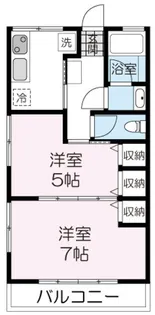 サンライズ鷺ケ森【2階】の間取り