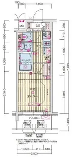 1Kの間取り画像
