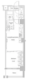 東京都文京区関口1【マンション】の間取り