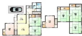 奈良県北葛城郡王寺町本町3【一戸建】の間取り