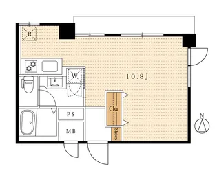 ライオンズマンション白金【1階】の間取り