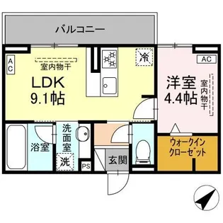 ノブレス【1階】の間取り