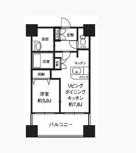 HF西新宿レジデンスWEST【6階】の間取り