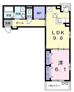 埼玉県さいたま市見沼区深作1【アパート】の間取り