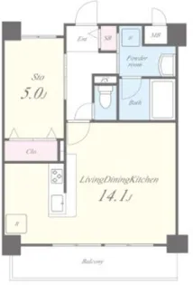 LA VERDE長田(ラヴェルデ)【1階】の間取り