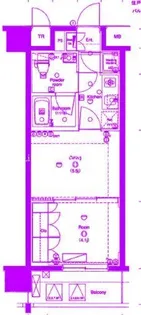 ラグジュアリーアパートメント横浜黄金町【6階】の間取り
