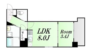 大阪府大阪市福島区玉川3【マンション】の間取り