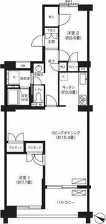 ガーデンテラス宮崎台【2階】の間取り
