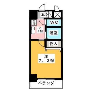 サザン名駅エクシード【6階】の間取り