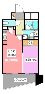 エクセレント文京動坂【10階】の間取り