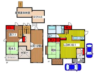 埼玉県さいたま市見沼区大和田町1【一戸建】の間取り