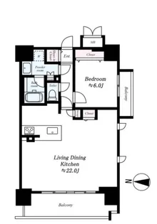 プレサンス ロジェ 泉【3階】の間取り