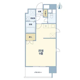 北原シティコープ【6階】の間取り