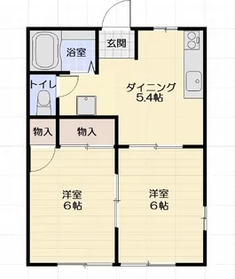サンシティ玉川(小名浜玉川町)【1階】の間取り