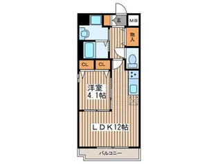 コルヌイエ【7階】の間取り