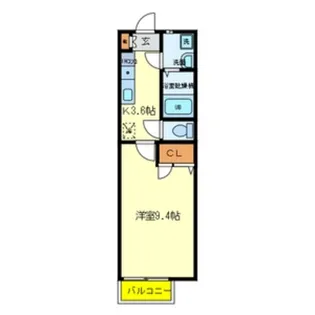 メゾン長曽根【2階】の間取り