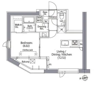 エルスタンザ文京湯島【9階】の間取り